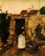 Childe Hassam The Garden Door USA oil painting reproduction